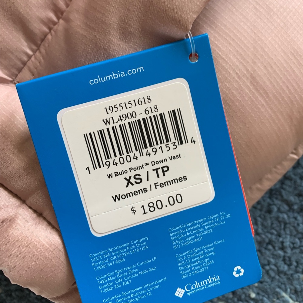NWT Columbia Sportswear Bulo Point Omni-Heat® Down Vest - 700 Fill Power - Picture 15 of 16